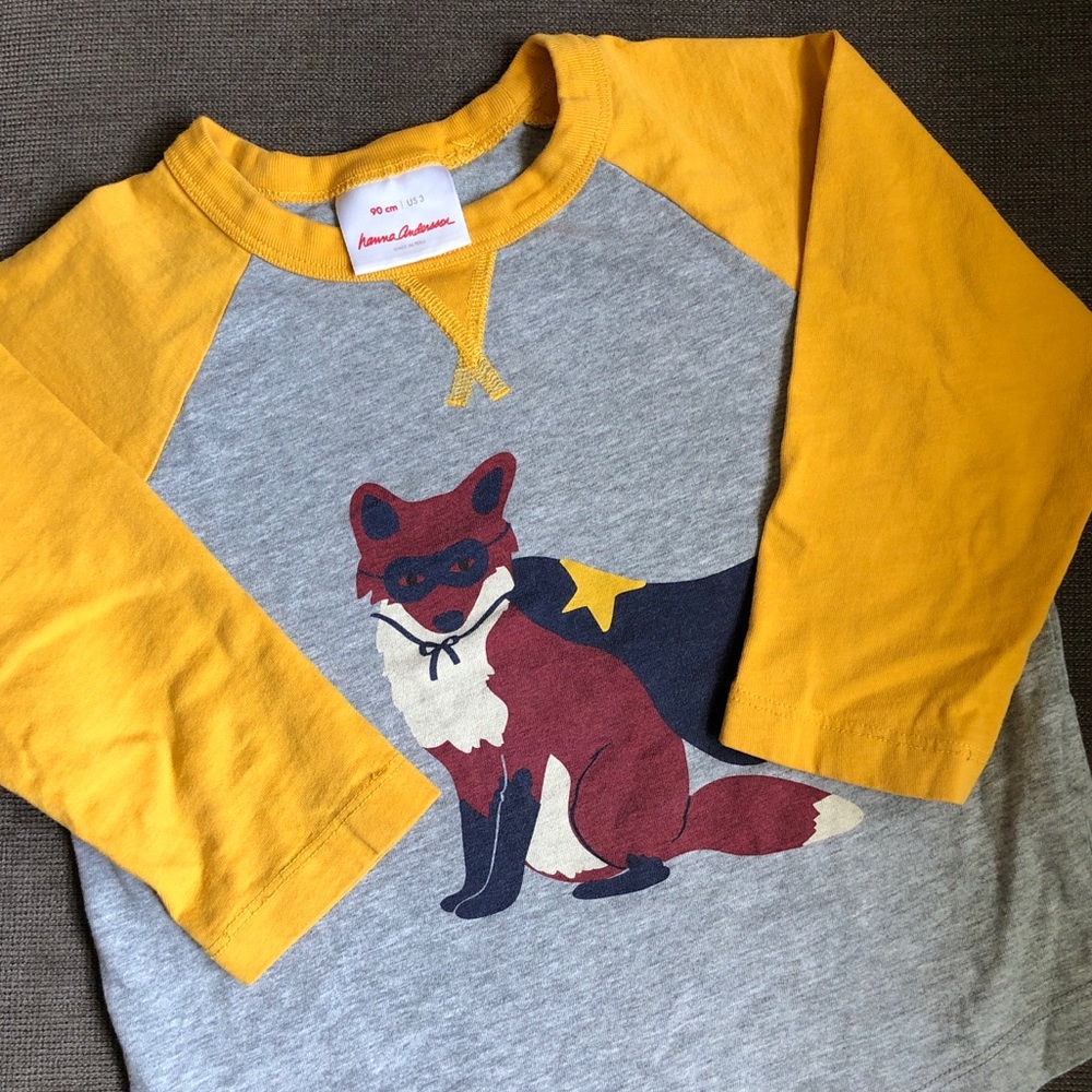 Hanna Andersson Long Sleeve Sueded Tee